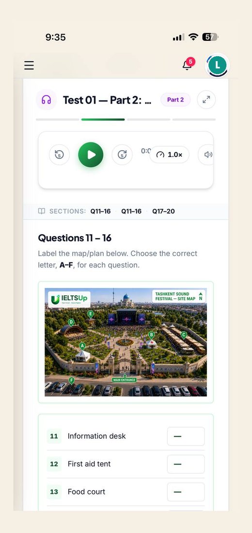 Listening mobile